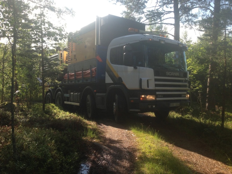 Transport av borrigg
