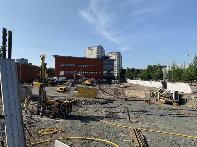 Projekt med ca 6000m, 2020
